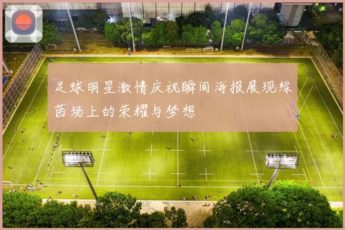 足球明星激情庆祝瞬间海报展现绿茵场上的荣耀与梦想